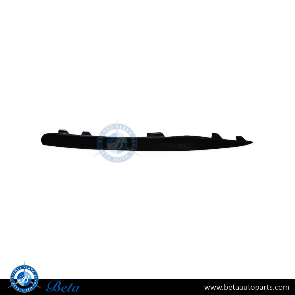 Right Side Fog Lamp Cover Lower Moulding - Black for Porsche Panamera 2010-2013 models, Part Number 97050557600 Right Side Fog Lamp Cover Lower Moulding - Black for Porsche Panamera 2010-2013 models, Part Number 97050557600